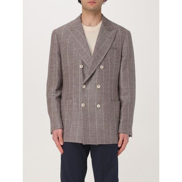 Brunello Cucinelli Blazer Men Brown